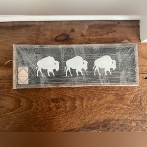 Buffalo wall art | wooden sign